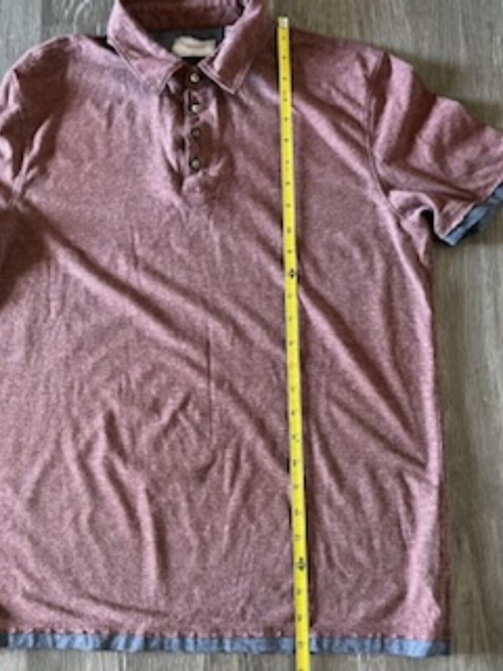 🧡3/15 7 DIAMONDS Melange Polo Men's M - Picture 5 of 8
